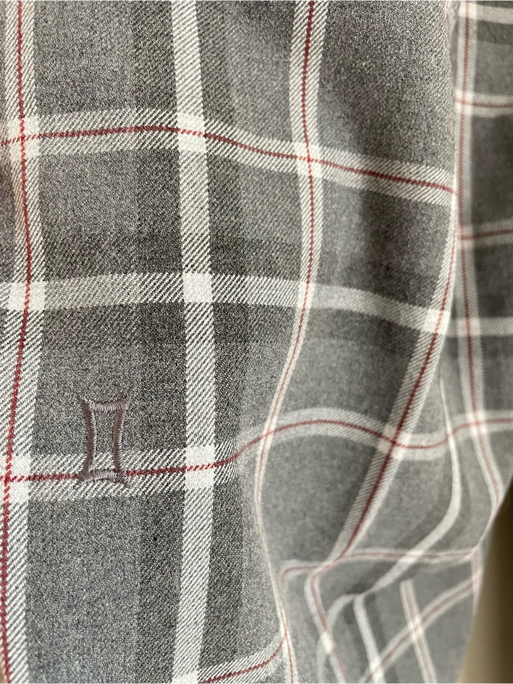 Kit and Ace Plaid Go To Trouser Pant Grey Plaid Size 8 Office Preppy Academia - Picture 12 of 12